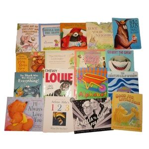 Lot of 17 children softcover story Books